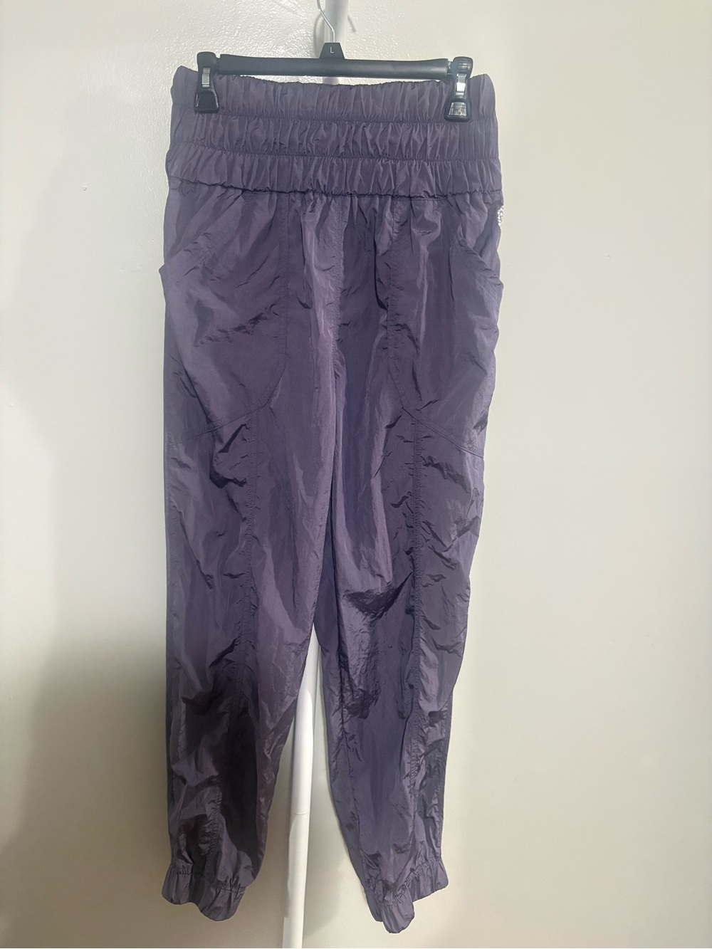Free People Purple Windbreaker Joggers M